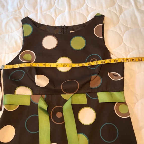 Jessica Howard Brown Polka Dot Dress Size … - Picture 8 of 11